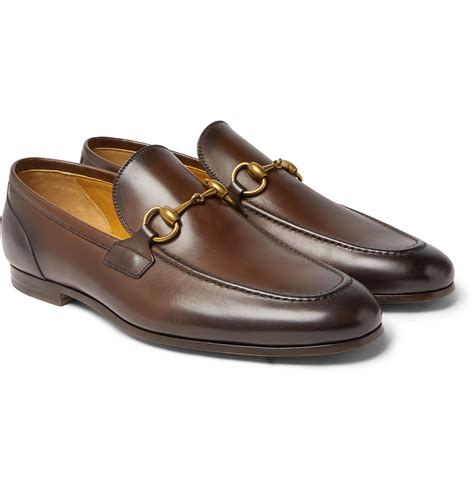 gucci leather loafers men.